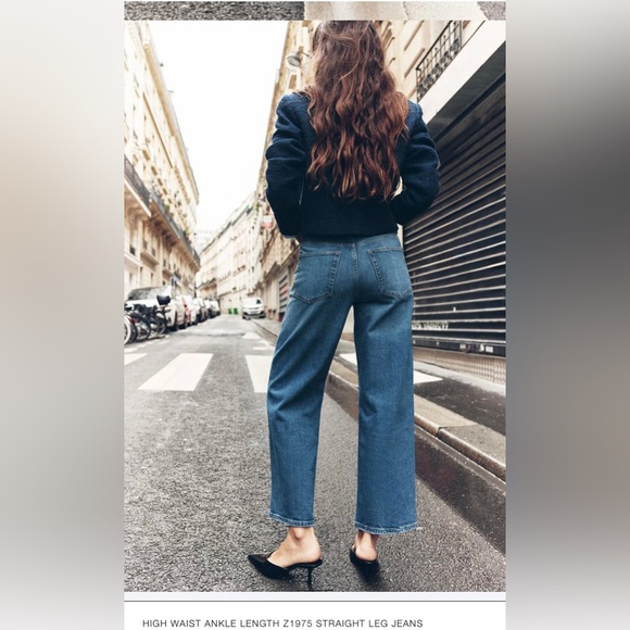 COPY - Zara ankle length straight jeans - Picture 2 of 7